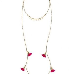 Stella & Dot tassel necklace